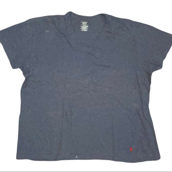 Polo Ralph Lauren Other - Polo Ralph Lauren Men’s Grey V-Neck T-Shirt Size XL